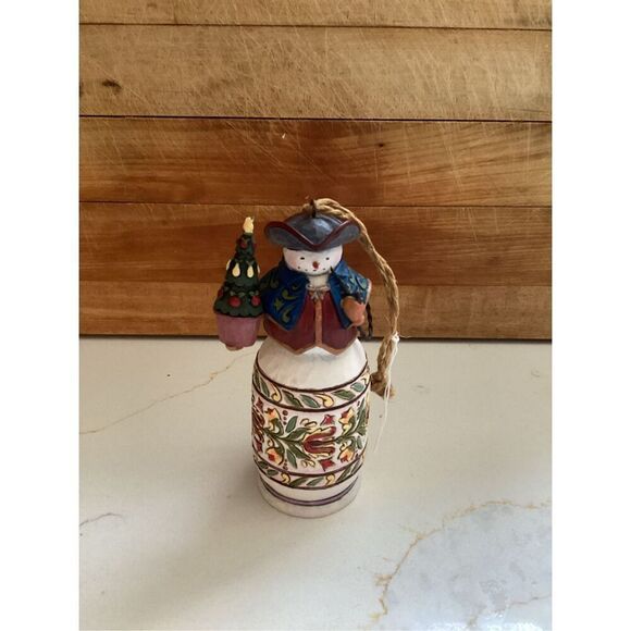 Jim Shore Williamsburg New World Snowman Ornament 2011 Heartwood Creek - Picture 1 of 7